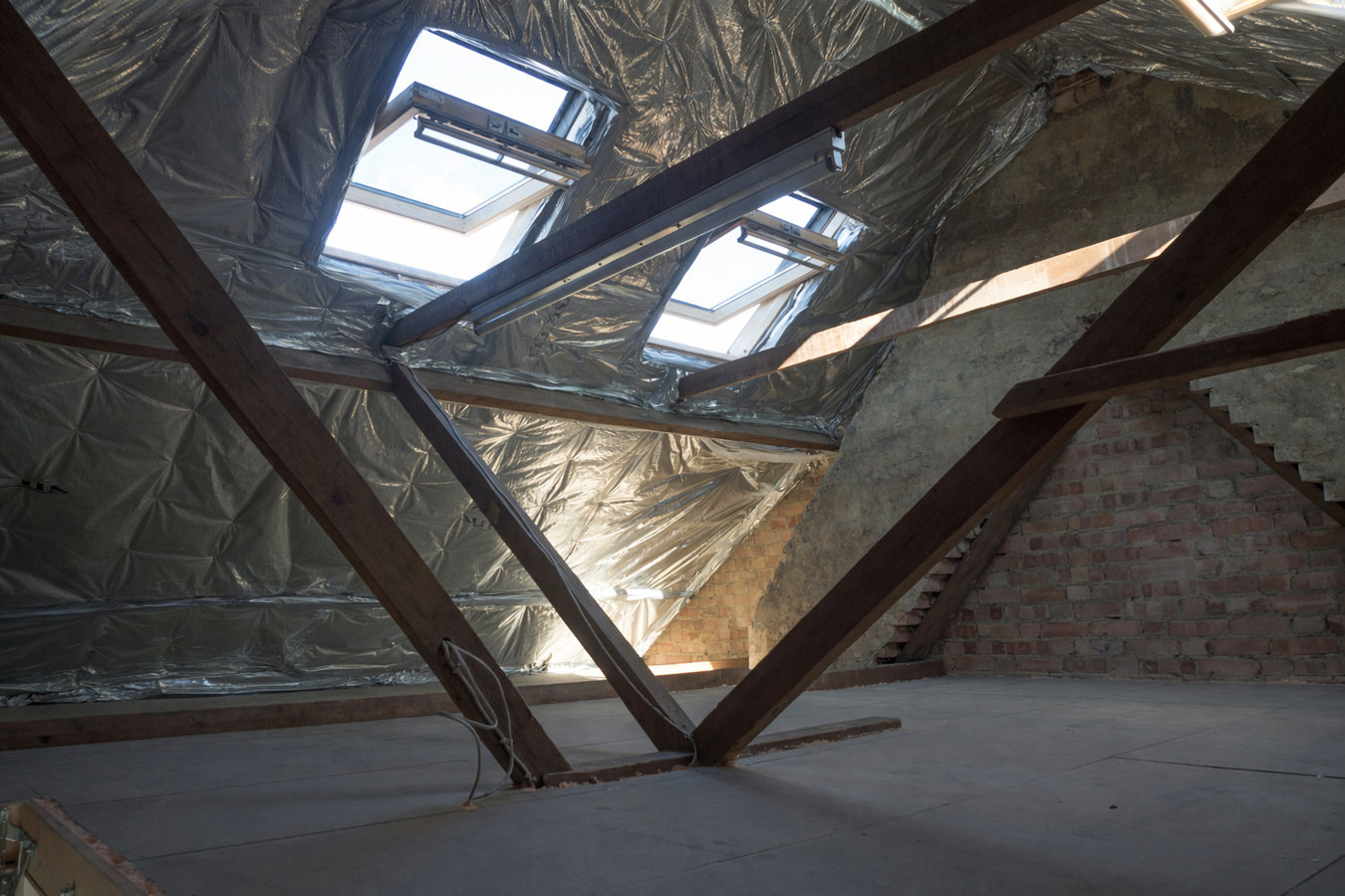 Attic insulation